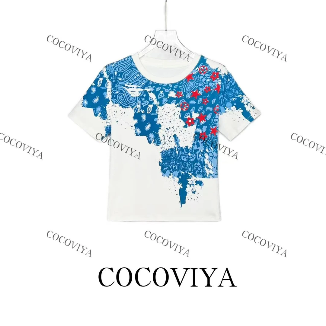 COCOVIYA 2025设计感春夏打底时尚百搭休闲上衣26C-061