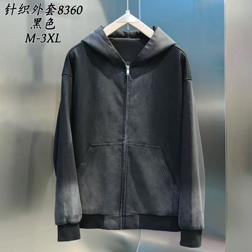 Y-8360-园-2025高品质时尚潮牌男女同款夹克外套