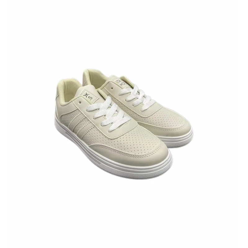 【周周专属】2024新款休闲鞋运动鞋529-浅棕色条纹运动鞋