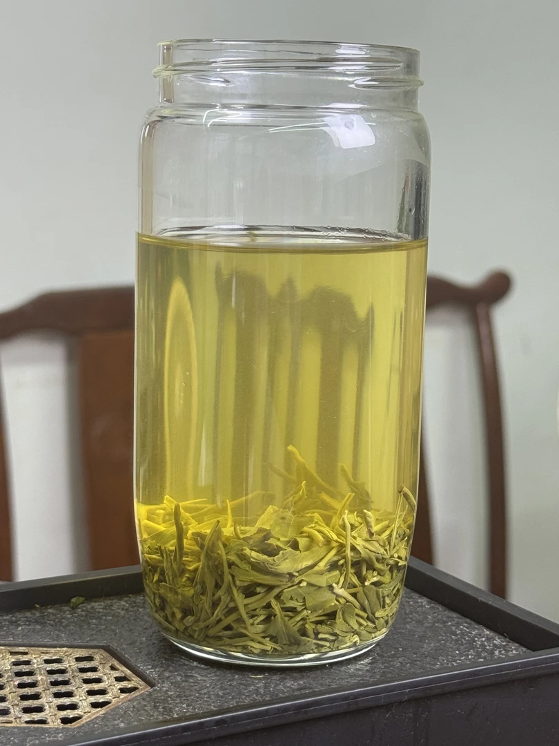 2025新茶岳西绿茶炒青68玄月毛毛月口劲大