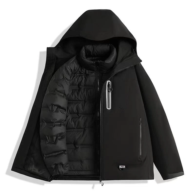 2（7店）户外男女款冬季三合一冲锋衣含内胆保暖百搭