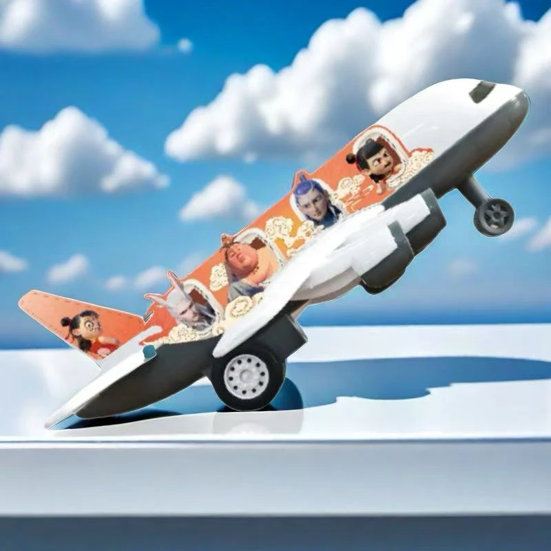 A380飞机哪吒魔童一飞冲天超大号飞机模型惯性玩具男耐摔惯性飞机