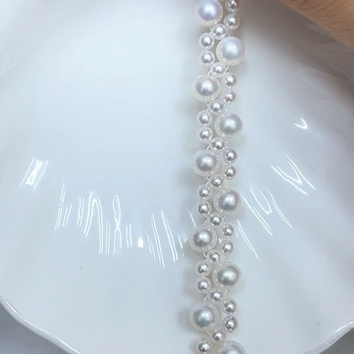 淡水珍珠手绳银S925镶嵌