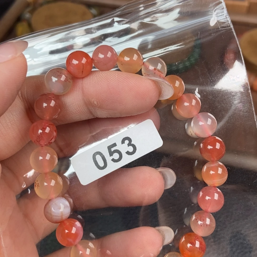 南红玛瑙未镶嵌手链卡8