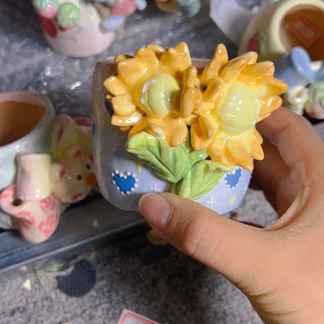 清仓老梧家手工多肉花盆