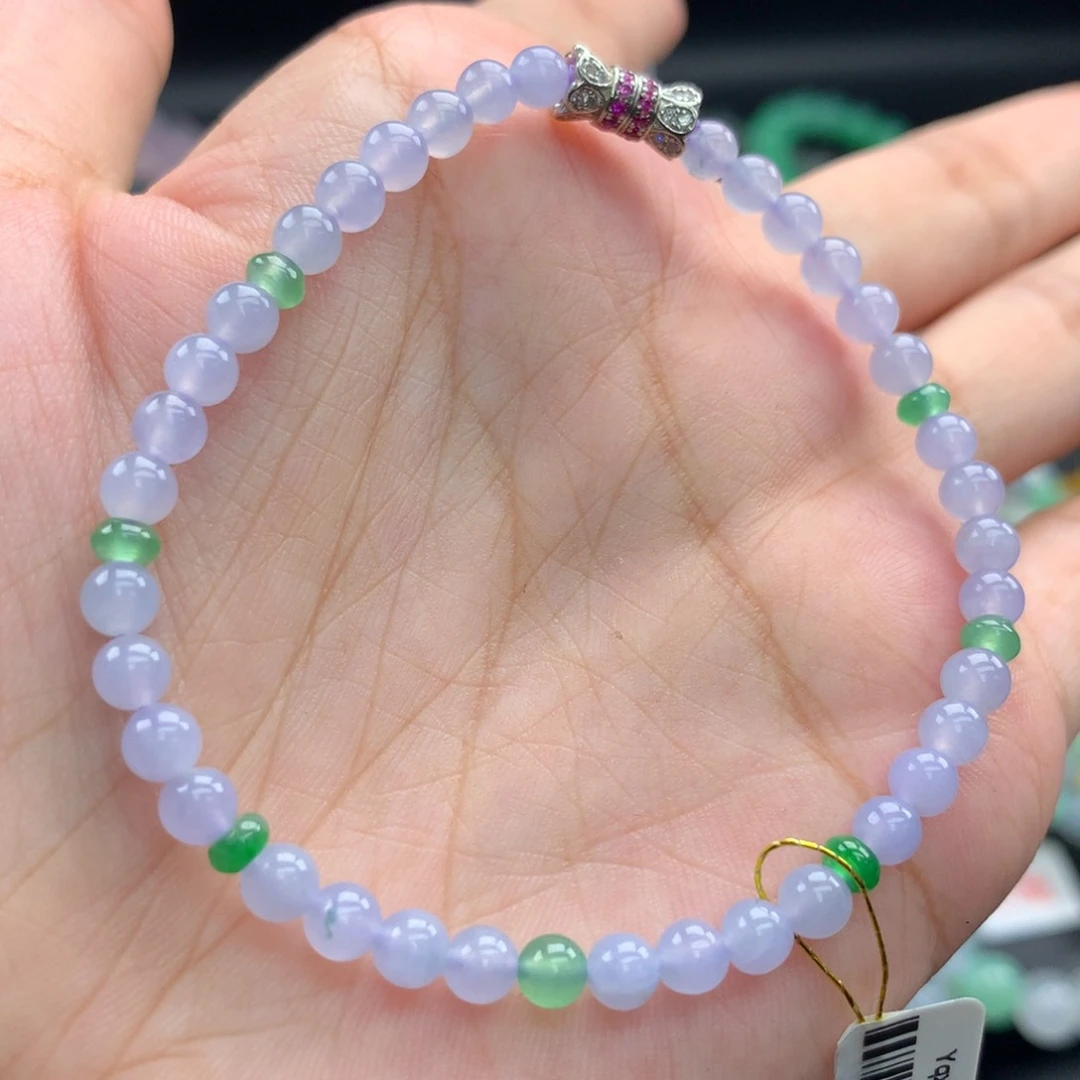 翡翠未镶嵌毛衣链