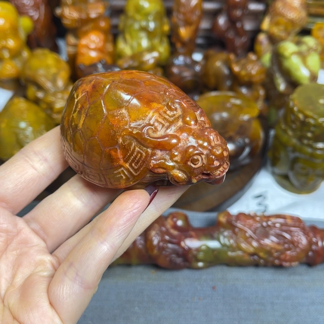 蛇纹石玉合金颈饰