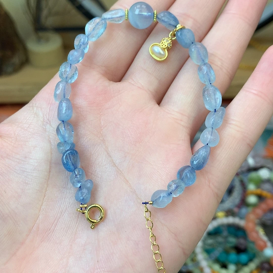 海蓝宝石手链未镶嵌481