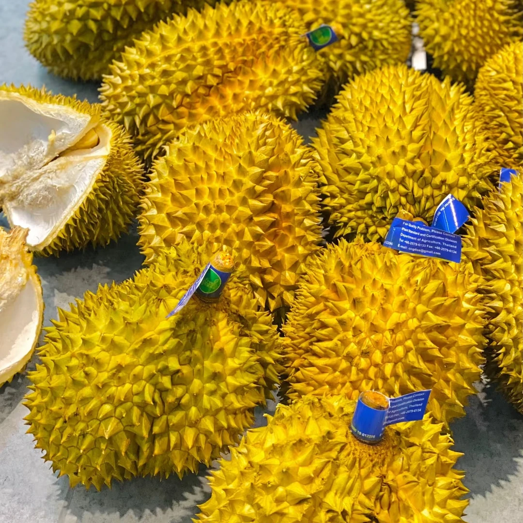 新鲜金枕榴莲 发一枚整果 2公斤左右核小一果一称榴莲同城送榴莲同城配金枕