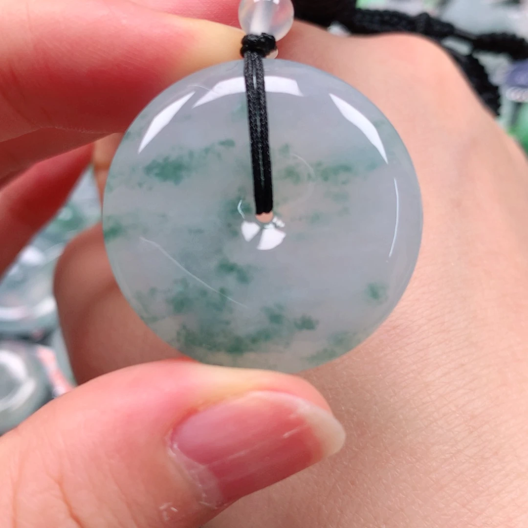 颈饰未镶嵌翡翠天然翡翠