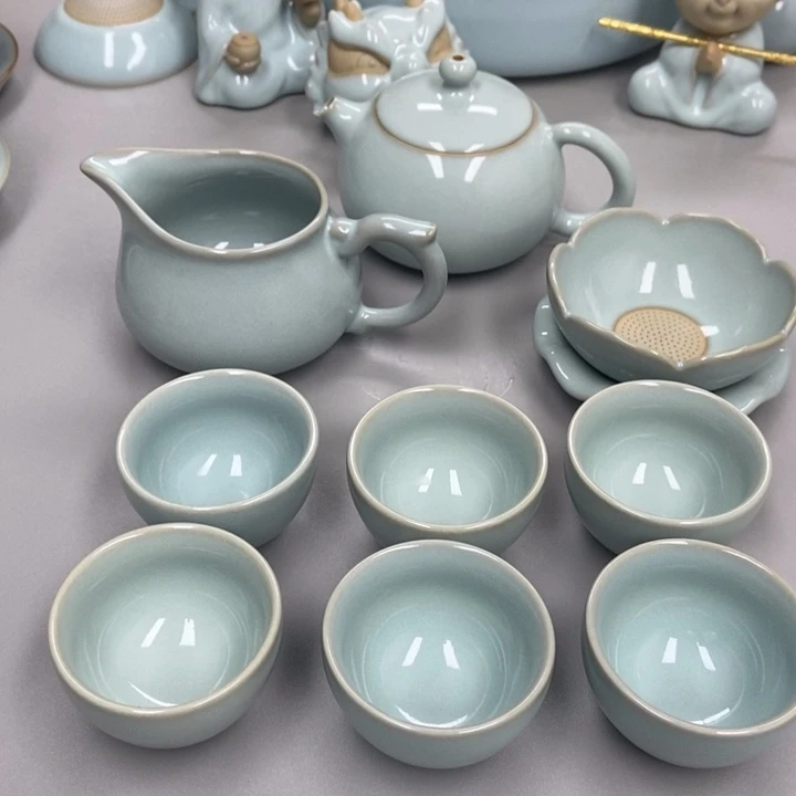 瓷天青色赵琳老师十件套