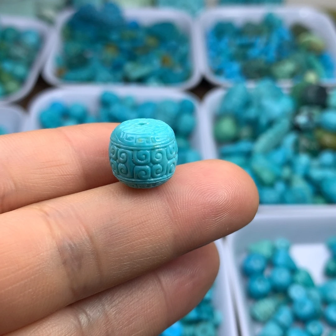 绿松石未镶嵌吊坠(不含链)12.5×11.5