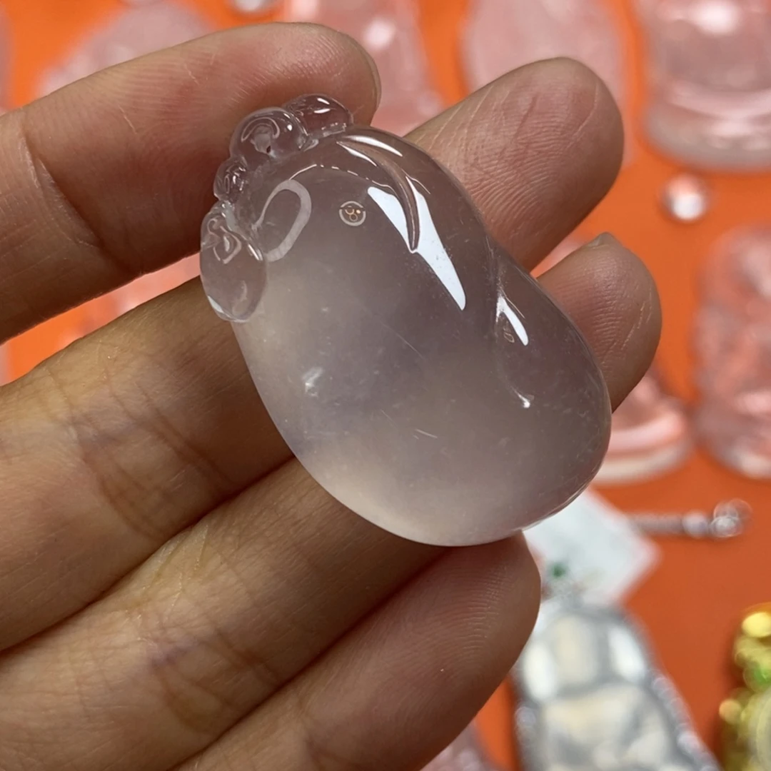 石英质玉福瓜未镶嵌