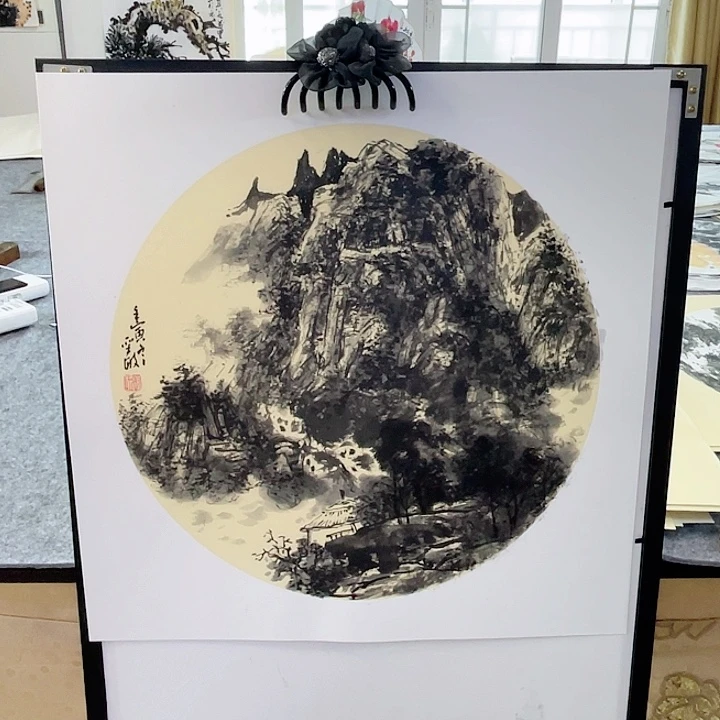 国画张圣敏先生纯手绘作品
