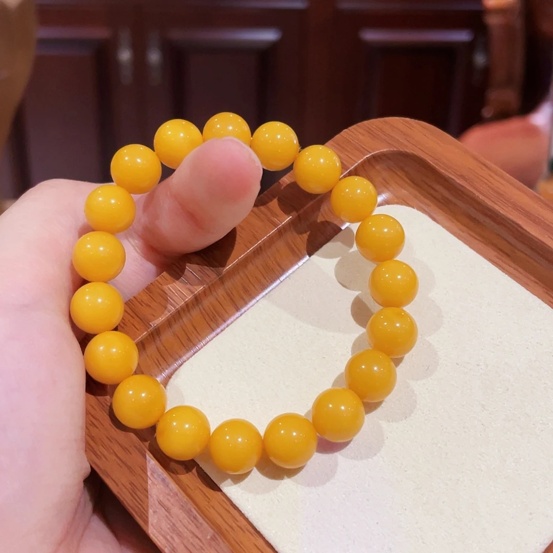 蜜蜡未镶嵌手串手串