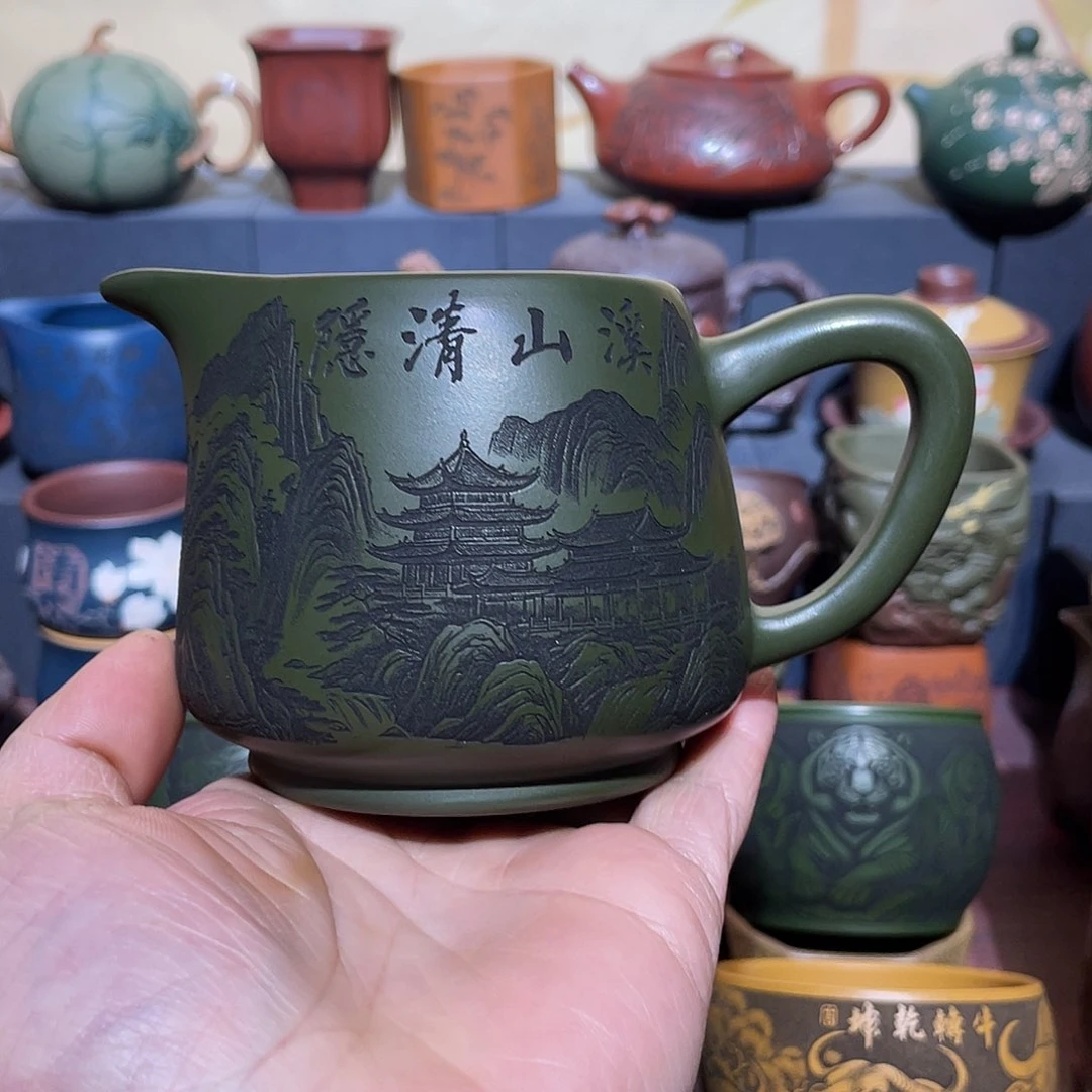 原矿紫砂手工主人杯