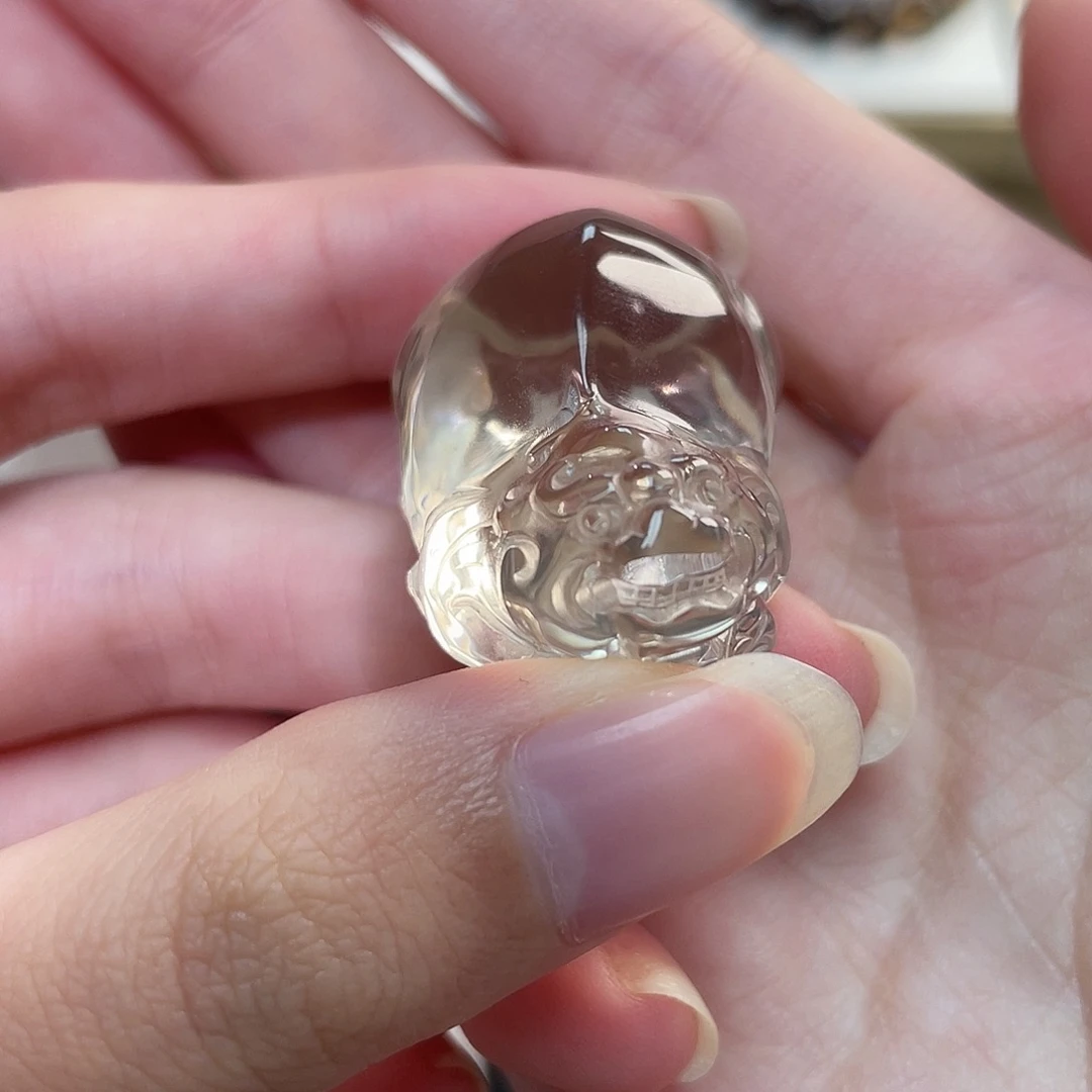 未镶嵌手串水晶黄水晶貔貅吊坠 178号