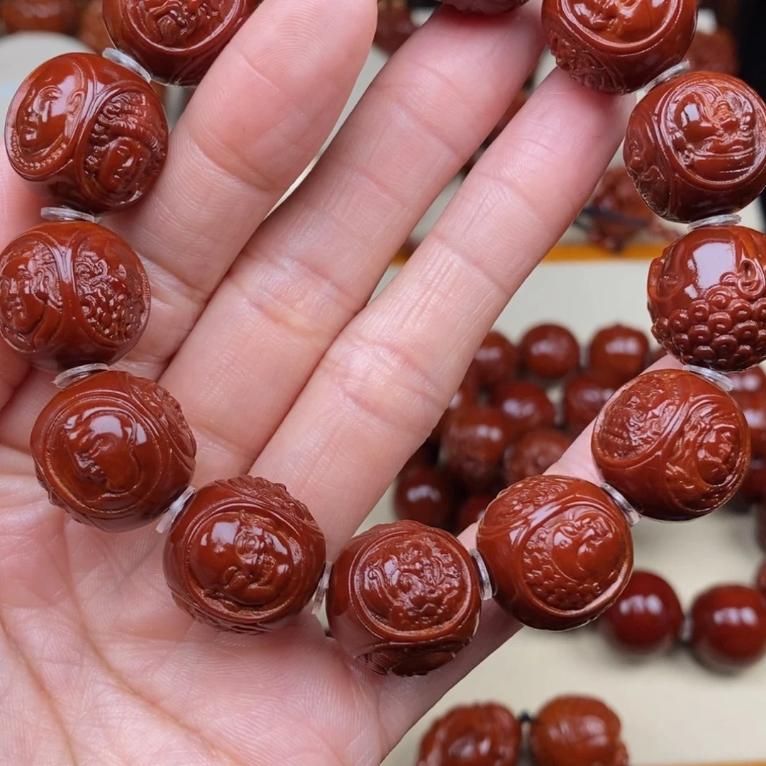 橄榄核吊坠王**_万佛，