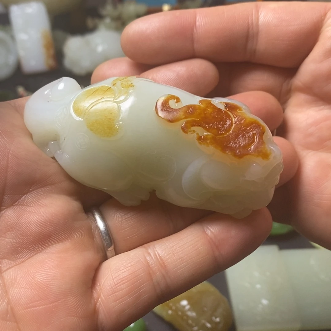 和田玉吊坠(不含链)未镶嵌