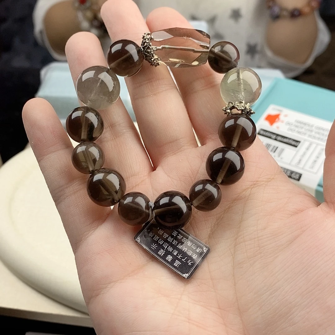 银S925镀金镶嵌手链水晶