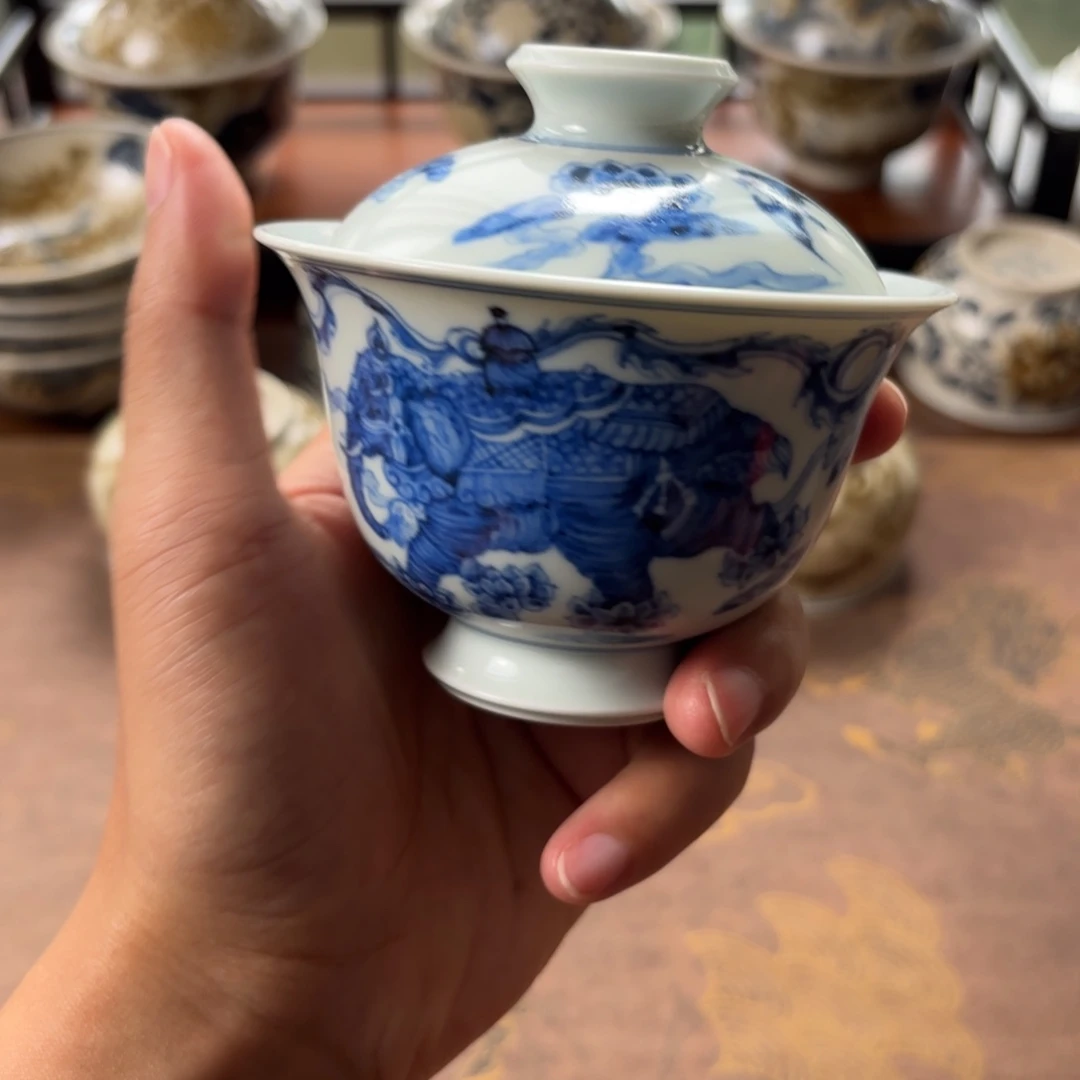 摆件景德镇手绘茶器