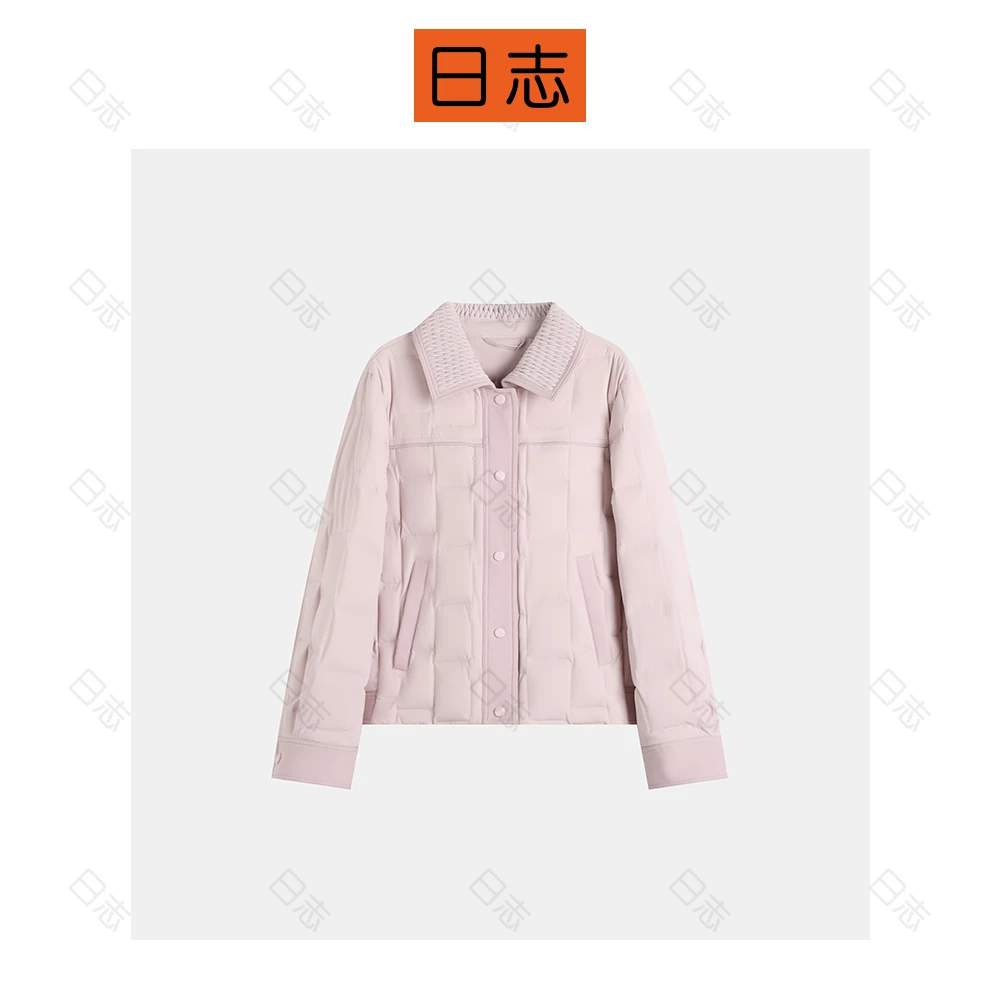翻领休闲款百搭短款时尚型上衣立领气质秋冬款羽绒服DD54Y502