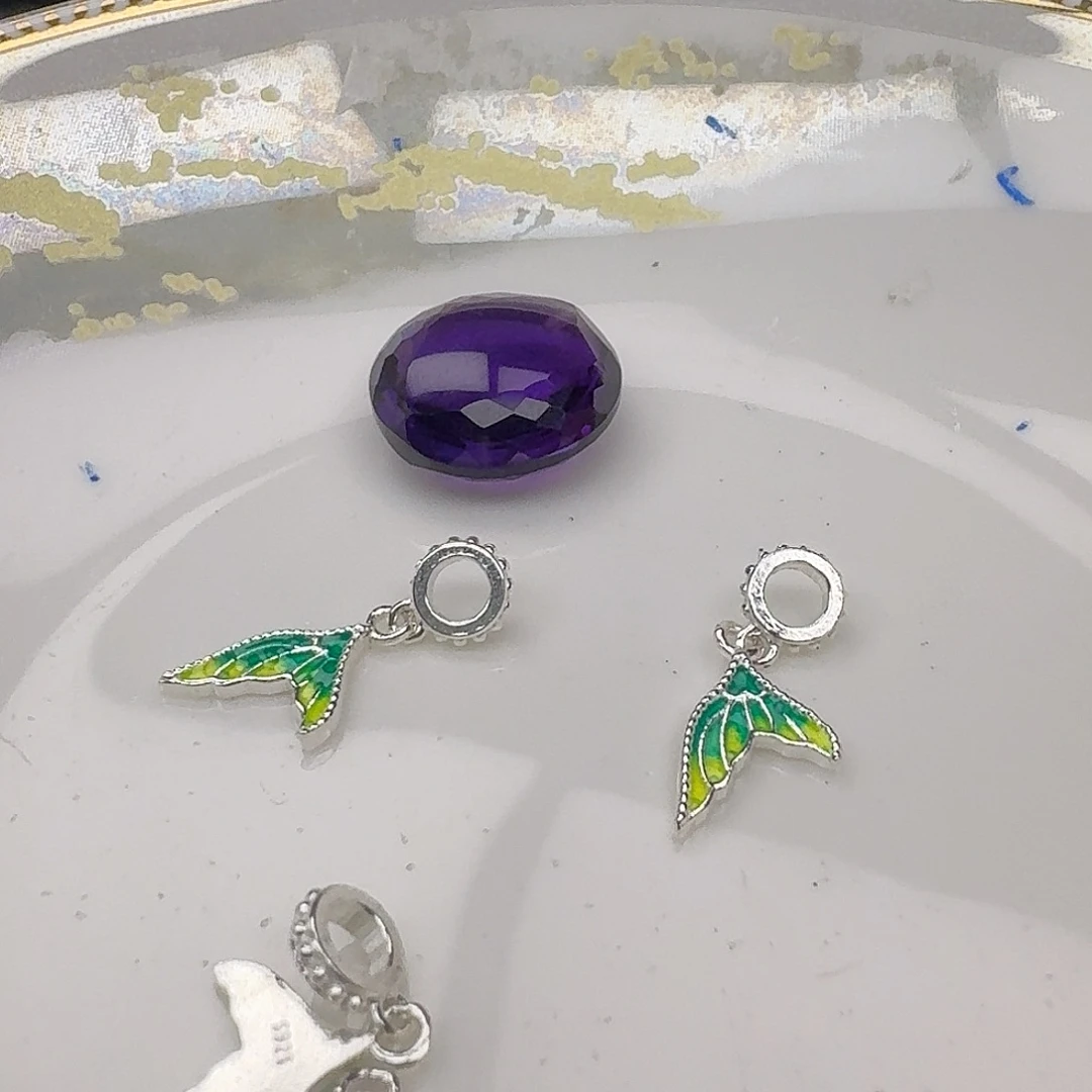 颈饰紫晶银S925镶嵌紫水晶925镶嵌191