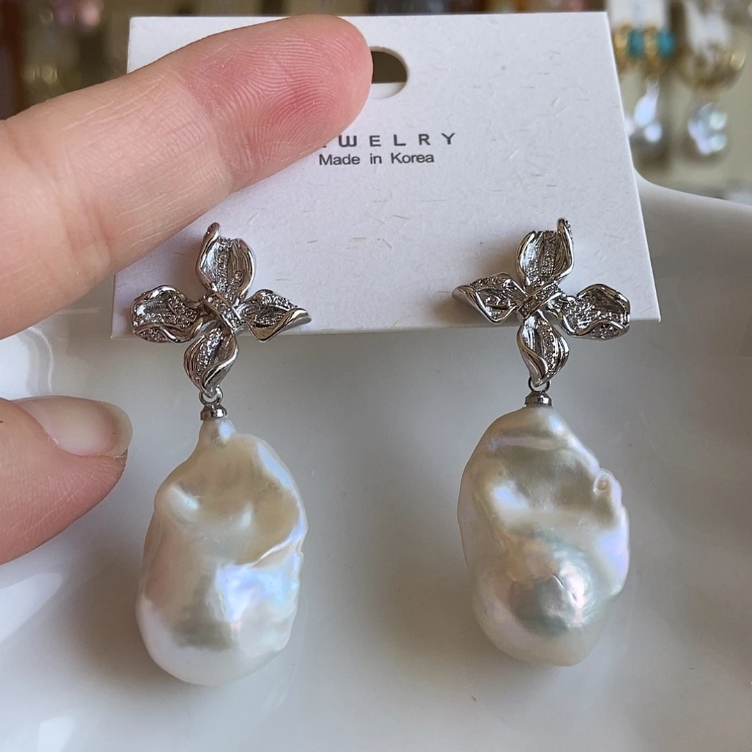 合金颈饰淡水珍珠特价耳饰4623