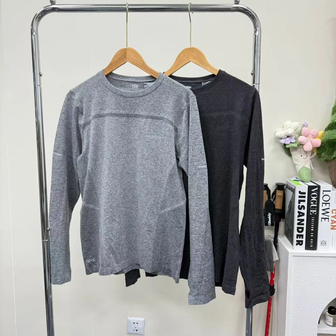 必入款！男士户外运动长袖 快干超牛剪裁运动打底圆领