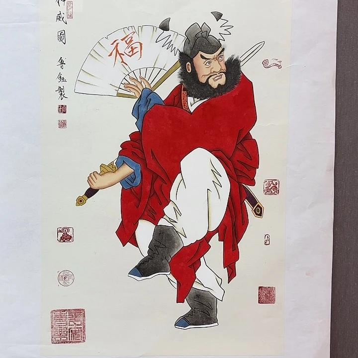 国画鲁钰老师展览原作
