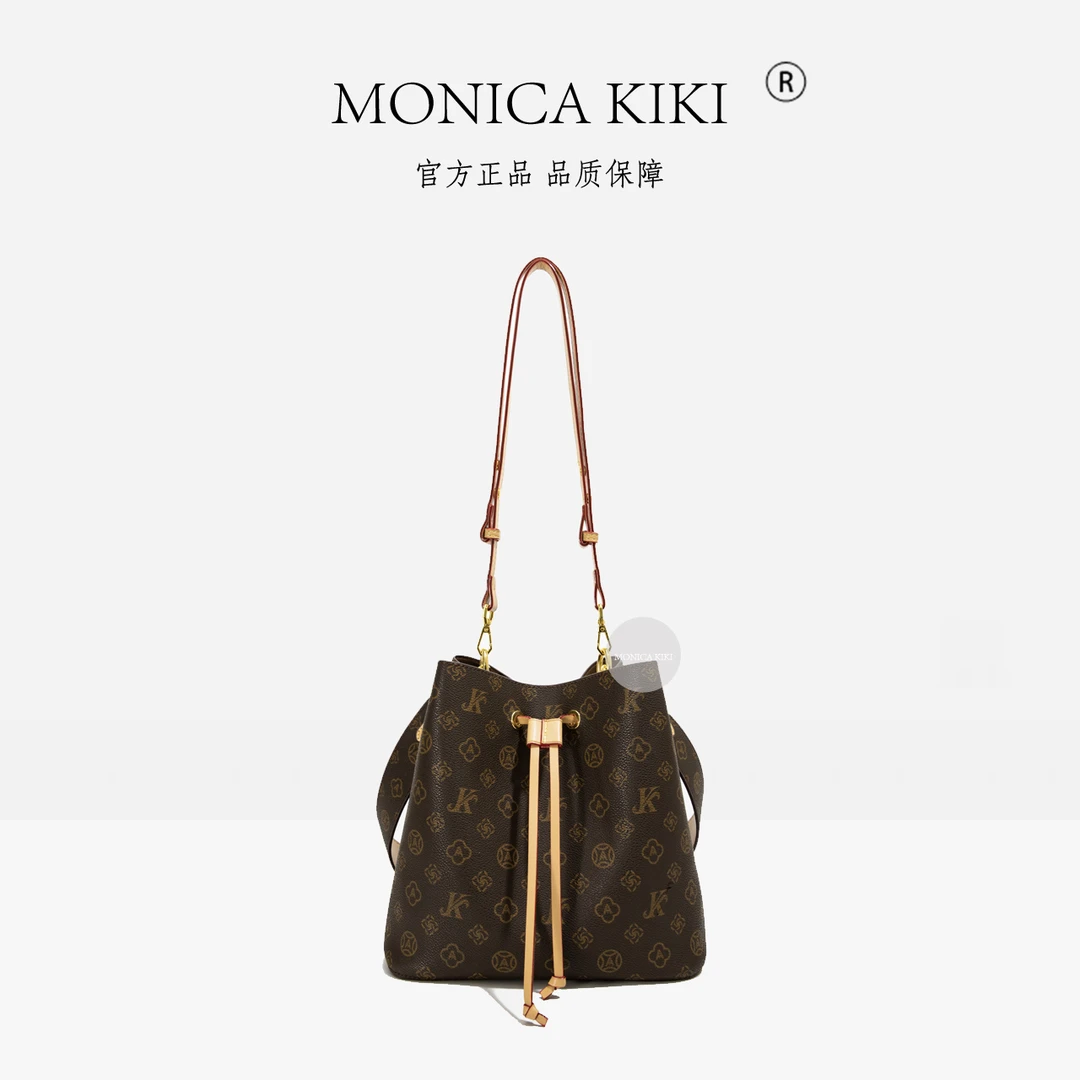 【MONICA KIKI/莫妮卡奇奇】经典复古百搭单肩斜跨包-5861