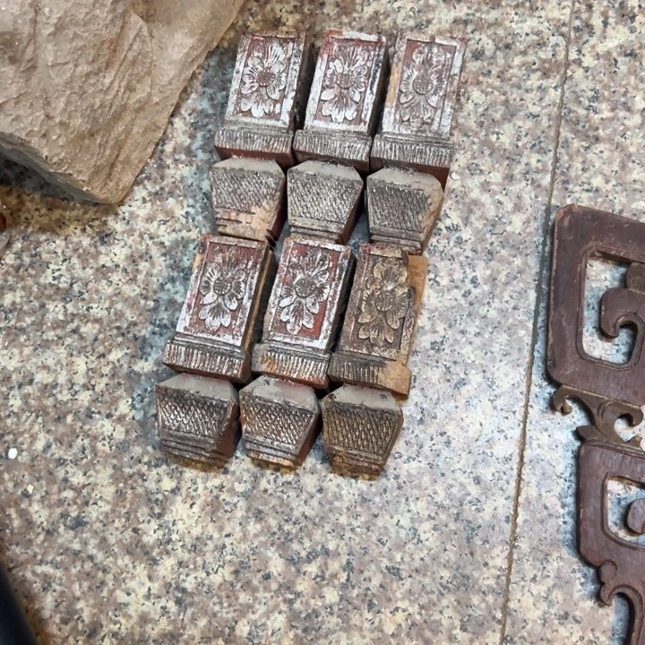 .***牙香榧木老木雕花板艺术