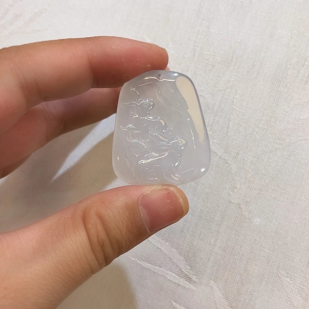 翡翠合金吊坠(赠链)