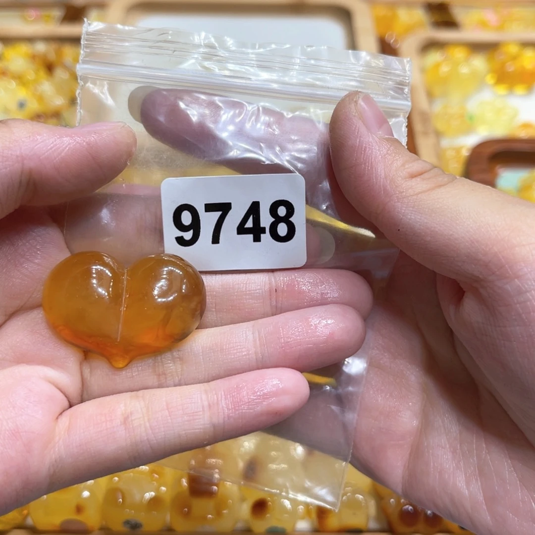 未镶嵌毛衣链琥珀蜜蜡