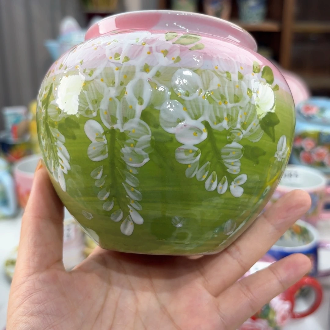 景德镇手绘高温釉下彩陶瓷茶具