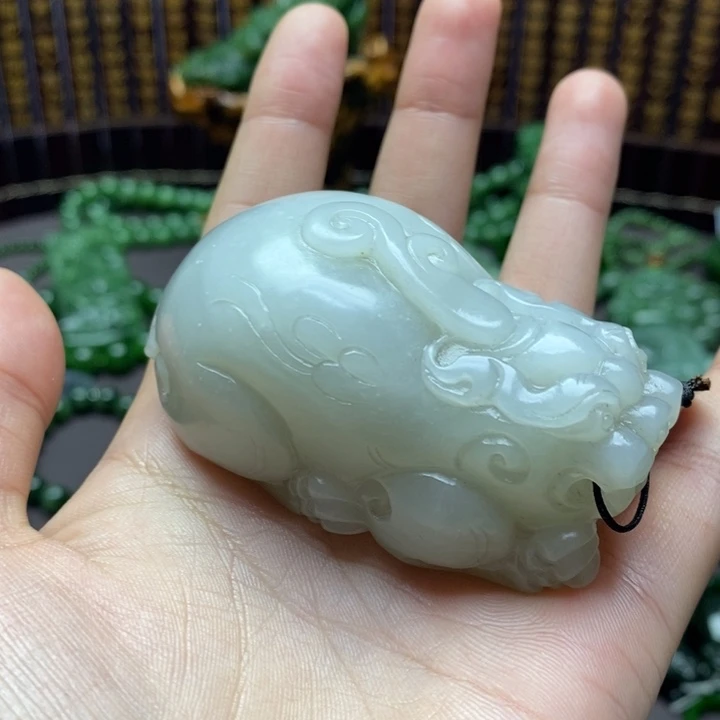 和田玉手把未镶嵌