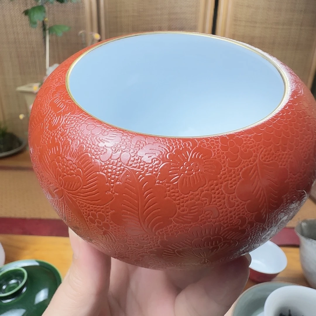 其他陶宫墙红扒花建水