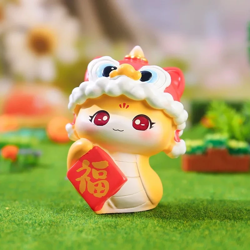 【萌萌潮玩】灵蛇送福盲盒手办