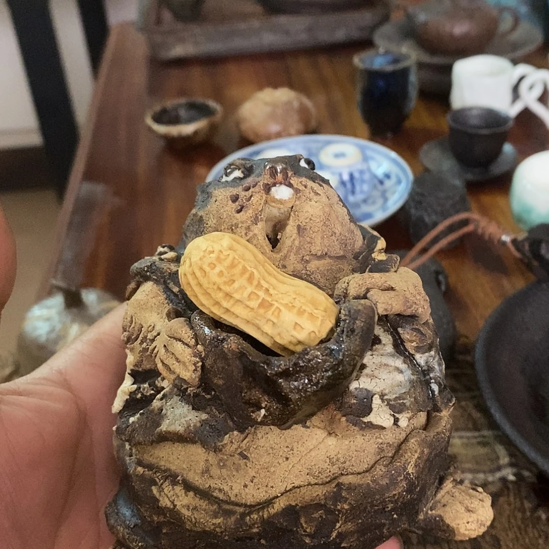 平***福手工制作柴烧茶具