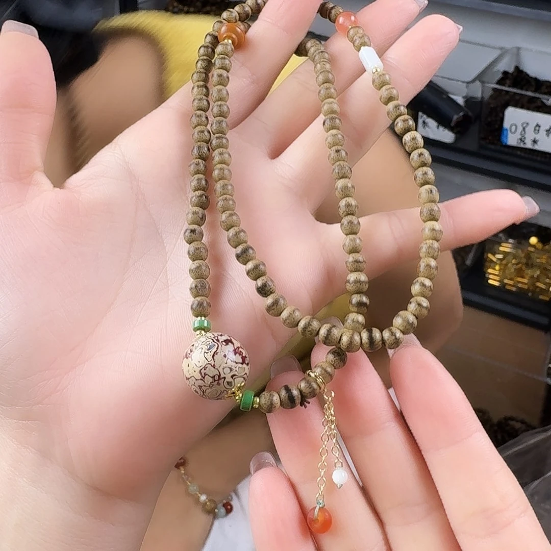 沉香香囊沉香A664达拉干大漆三圈发一设计款