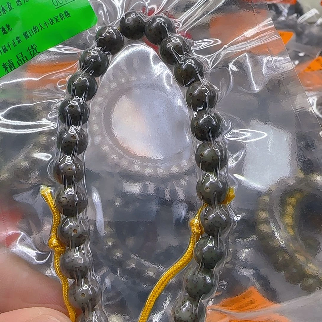 手串星月菩提193传说绿星月菩提8圆手持