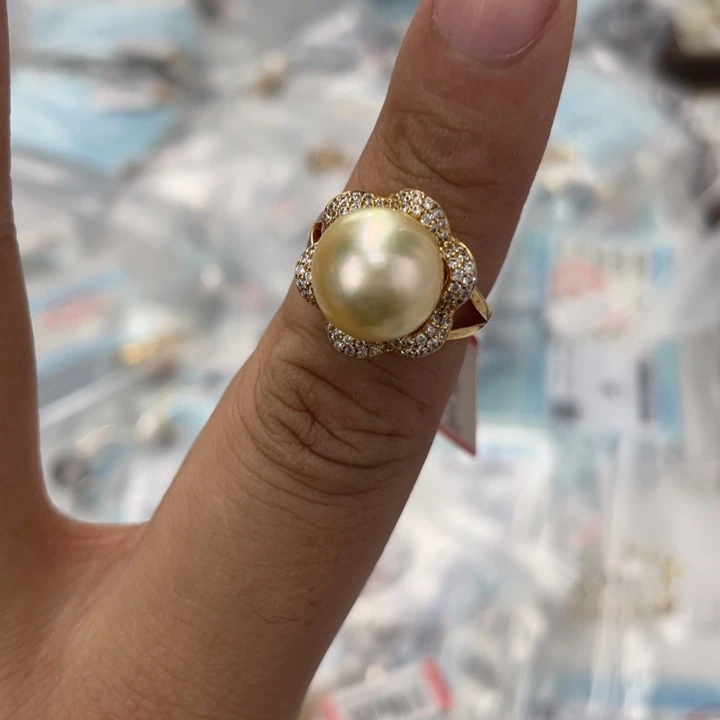 手绳海水珍珠银S925镶嵌