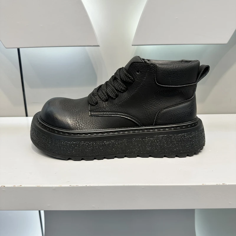 潮牌男士运动新款秋冬时尚青春小众高端英伦风单棉同款潮流潮鞋