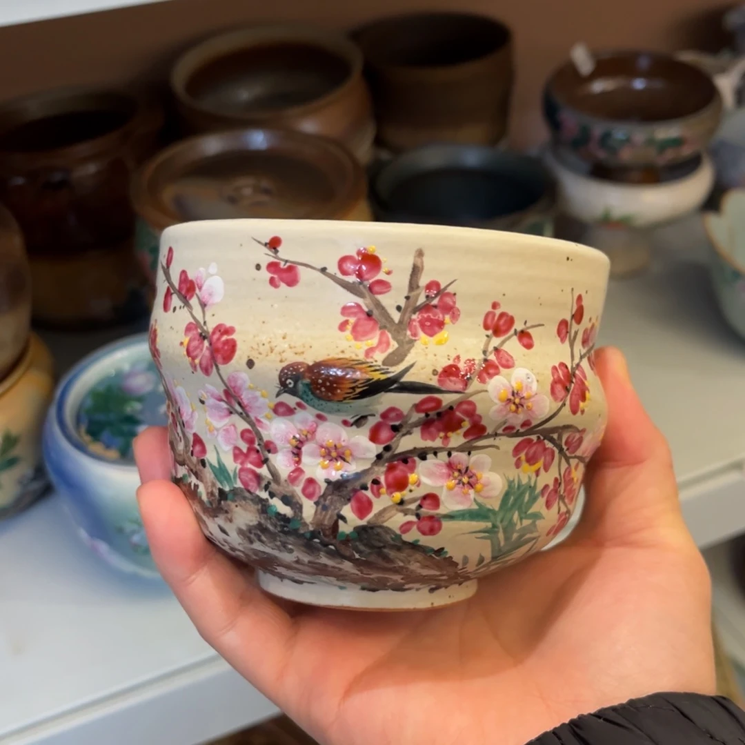 柴烧手工手绘陶瓷