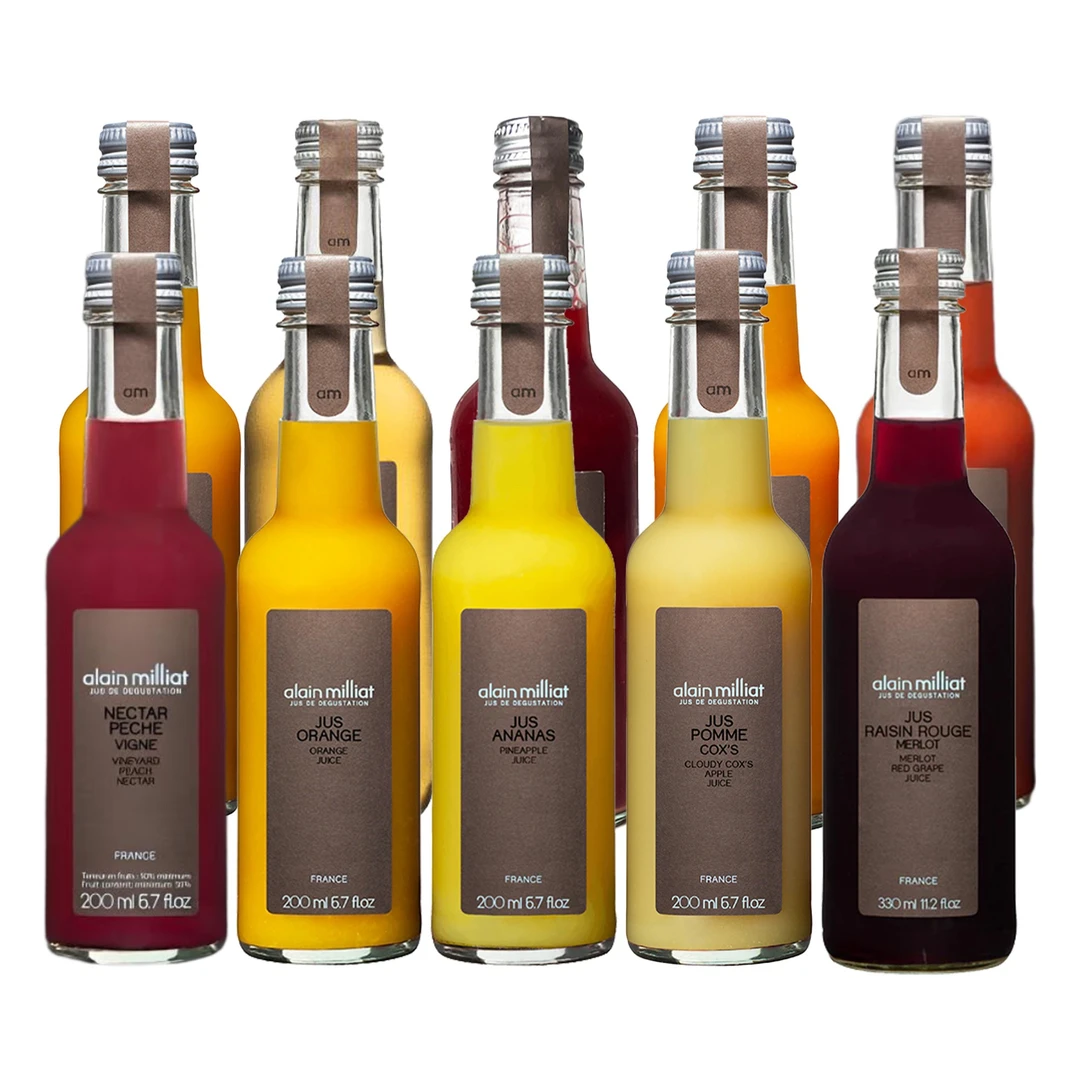 【新品】法国进口 艾兰优果 果汁+果浆饮料+葡萄汁 组合装