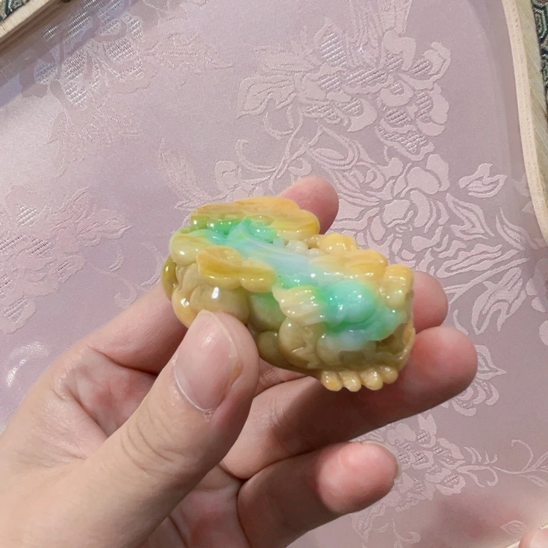 翡翠合金吊坠(赠链)代编织