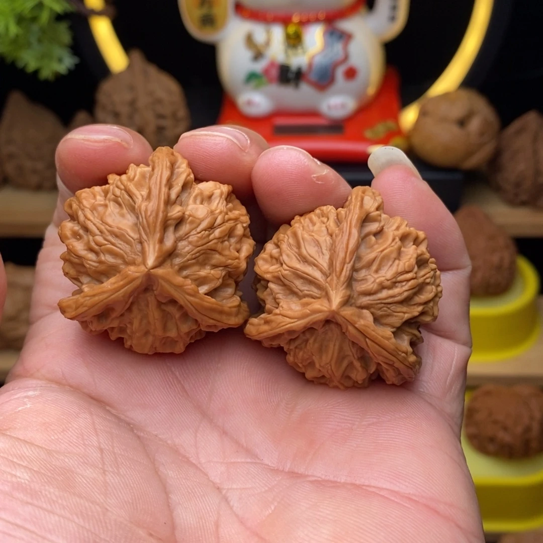 感***上文玩核桃把件38盘山