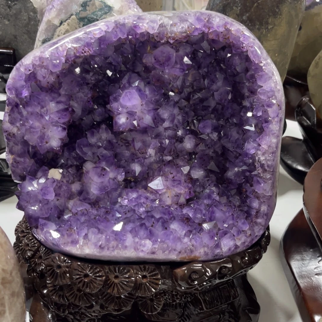 摆件未镶嵌紫晶水晶