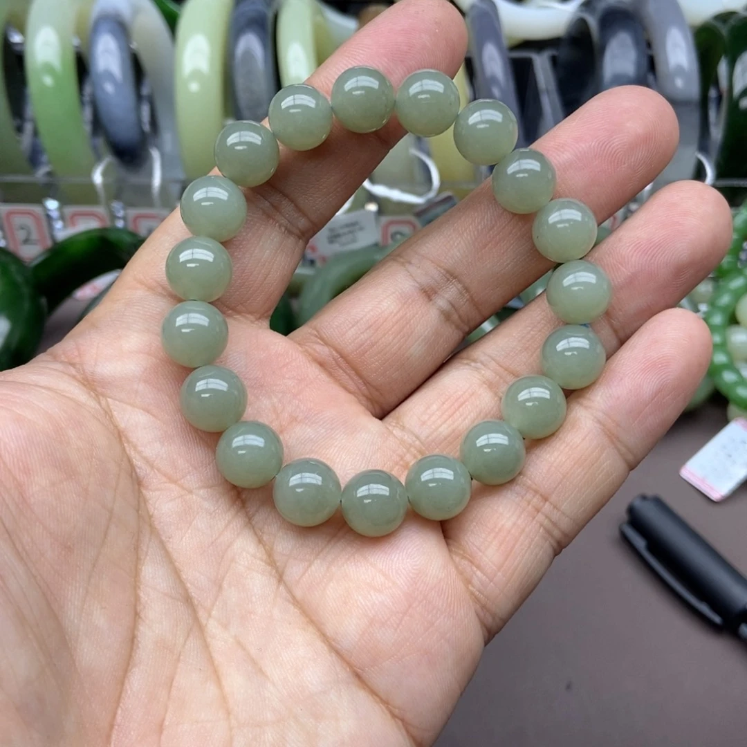 和田玉手串未镶嵌福***?