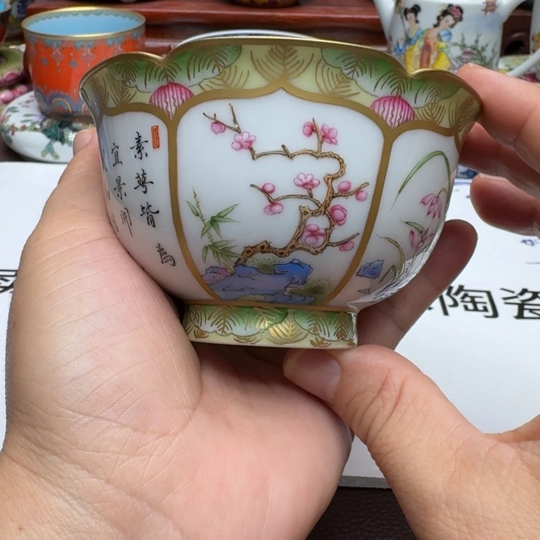 景德镇手工手绘展示